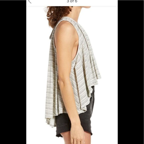 Free people hig/ low  cotton tank size M, NWT - Picture 3 of 9